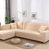 Housse Canapé d'Angle Beige-Housse-Moderne
