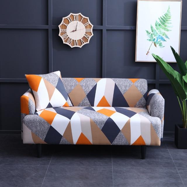 Housse de Canapé Avec Motif Extensible-Housse-Moderne