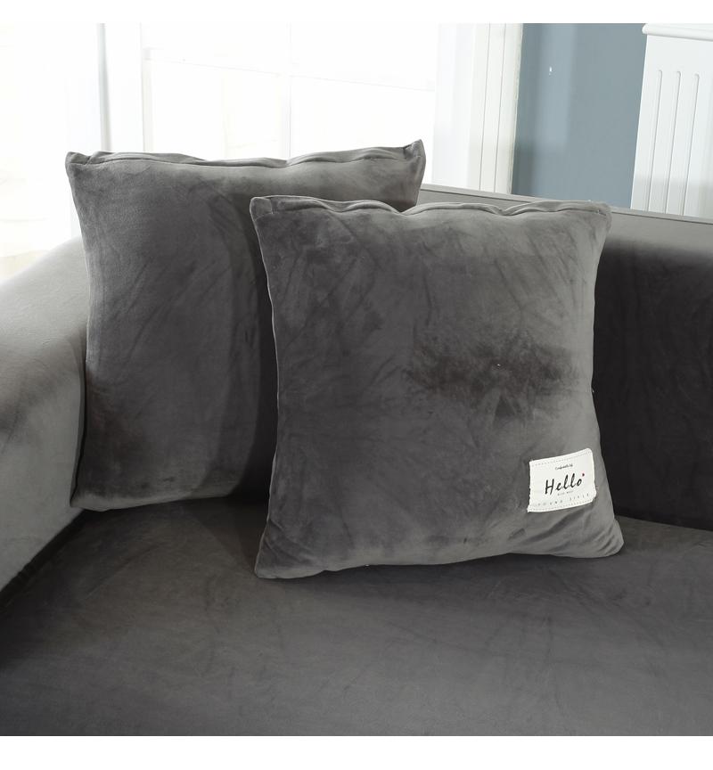 Housse de Canapé d'Angle Gris Anthracite-Housse-Moderne