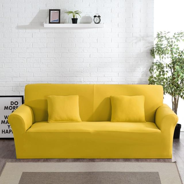 Housse de Canapé Jaune Moutarde | Housse Moderne