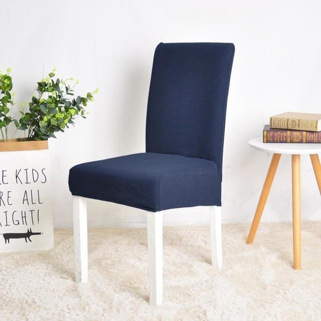 Housse de Chaise Bleu-Housse-Moderne