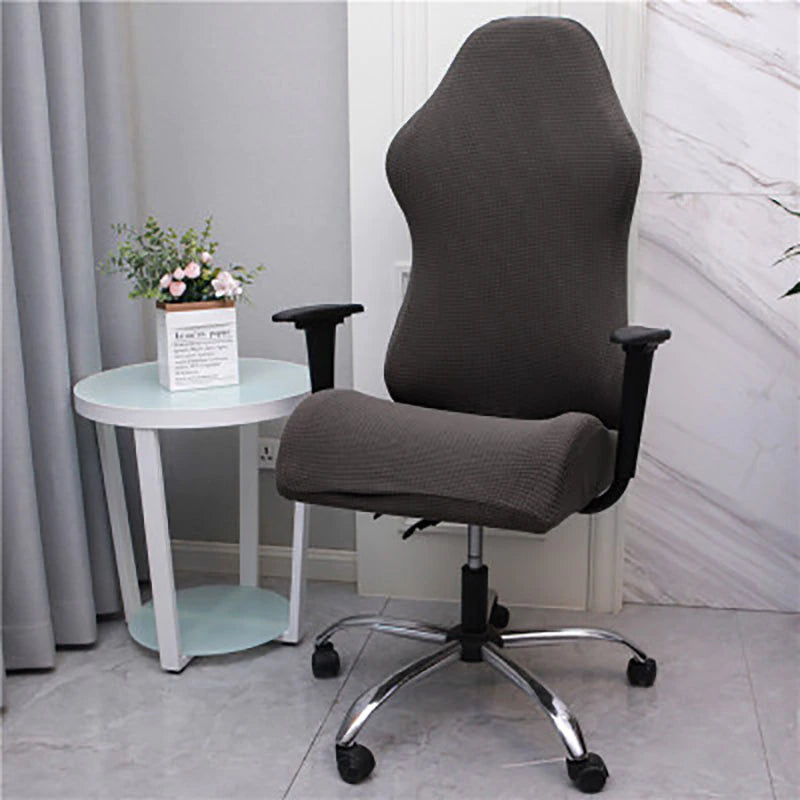 Housse de Chaise Gamer Jacquard gris Anthracite | Housse Moderne