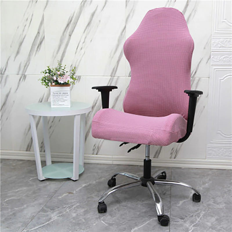 Housse de Chaise Gamer Jacquard Rose | Housse Moderne