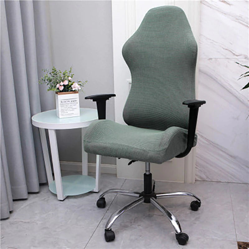 Housse de Chaise Gamer Jacquard Vert amande | Housse Moderne