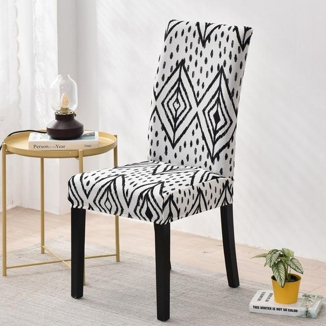 Housse de Chaise Tissu-Housse-Moderne