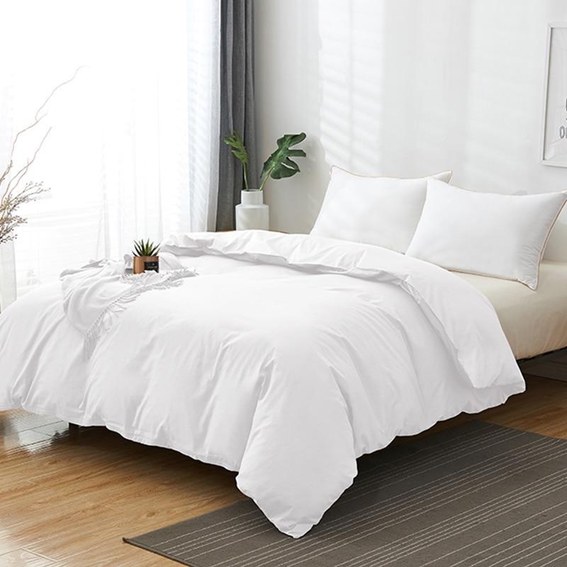 Housse de Couette 200x200 Blanc-Housse-Moderne