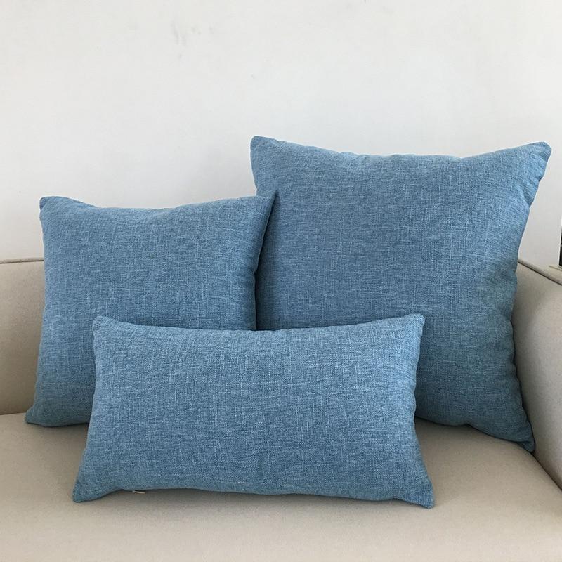 Housse de Coussin 30x50 Bleu-Housse-Moderne