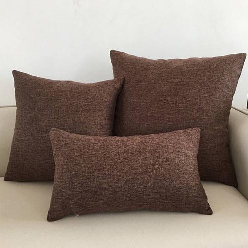 Housse de Coussin 30x50 Marron-Housse-Moderne