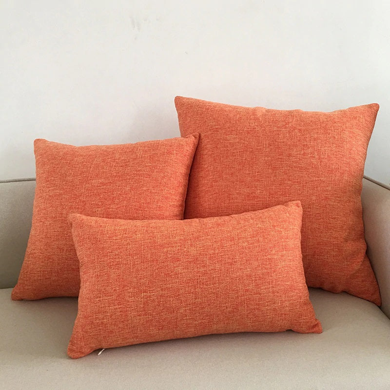 Housse de Coussin 40x40 Orange | Housse Moderne  