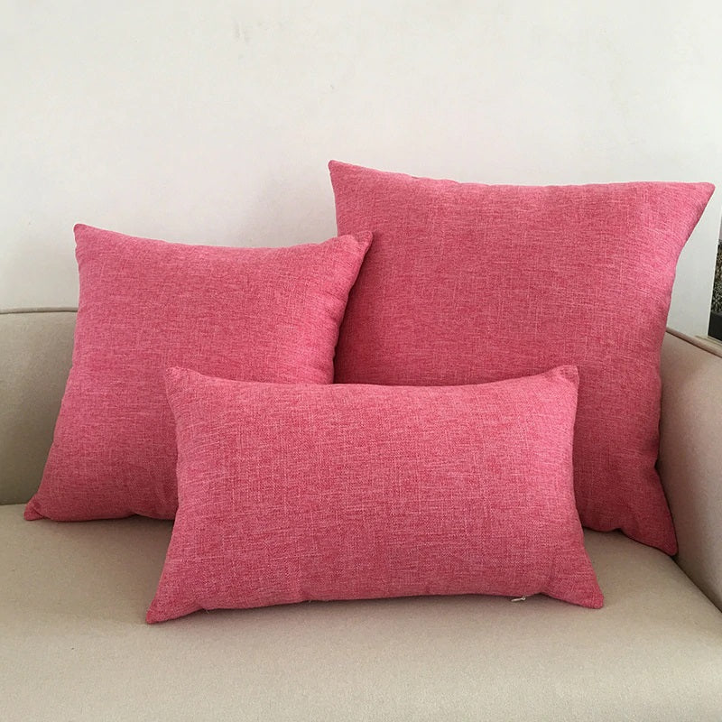Housse de Coussin 40x40 Rose | Housse Moderne  