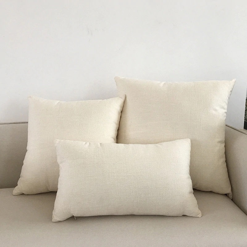 Housse de Coussin 60x60 Blanc | Housse Moderne 