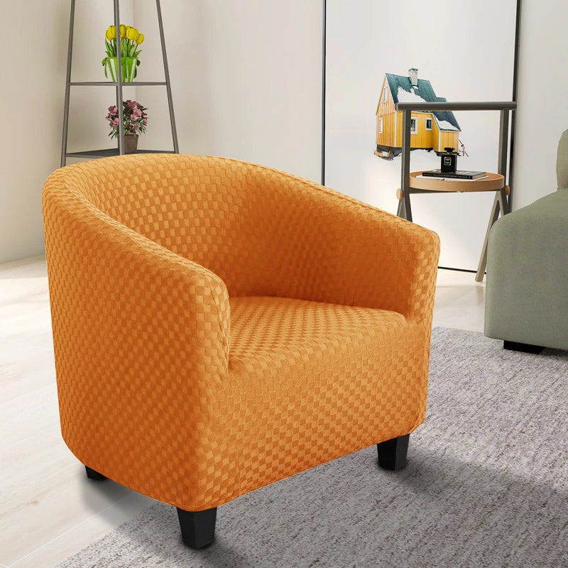 Housse de Fauteuil Cabriolet Damier Jaune | Housse Moderne