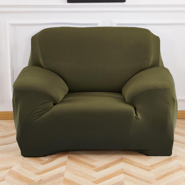 Housse de Fauteuil Club Kaki-Housse-Moderne