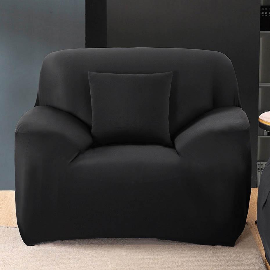 Housse de Fauteuil Club Noir-Housse-Moderne