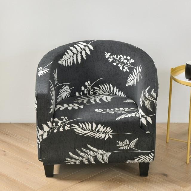 Housse de Fauteuil Gris-Housse-Moderne