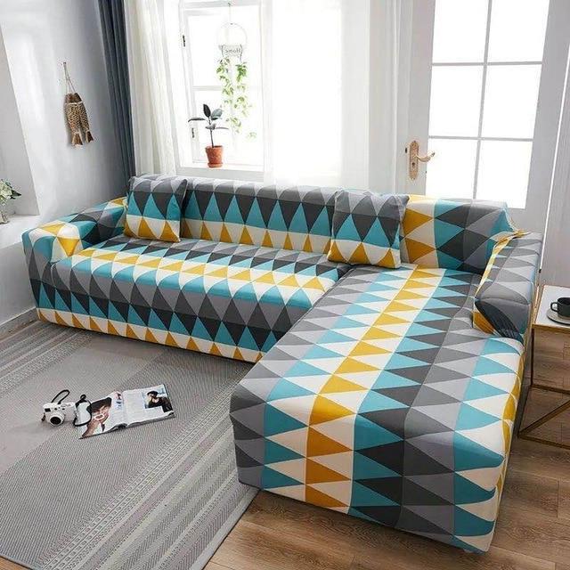 Housse de Protection de Canapé d&#39;Angle-Housse-Moderne