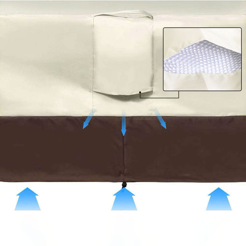 Housse De Salon De Jardin Marron et Beige