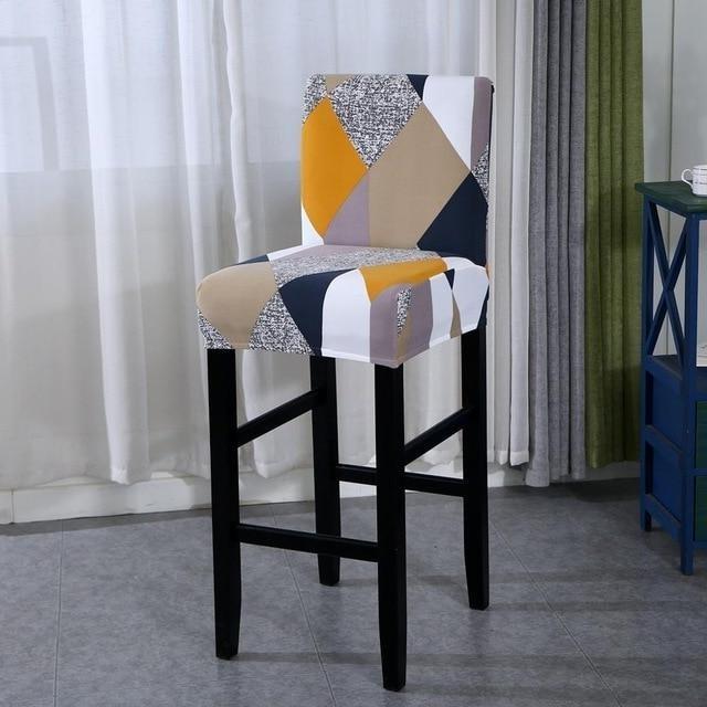 Housse de Tabouret de Bar Extensible-Housse-Moderne