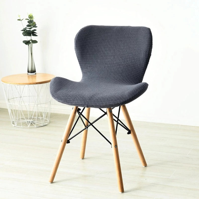 Housse Pour Chaise Scandinave Gris Anthracite | Housse Moderne