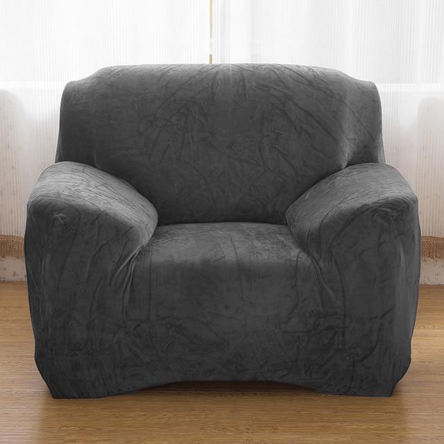 Housse Pour Fauteuil Club Gris Anthracite-Housse-Moderne