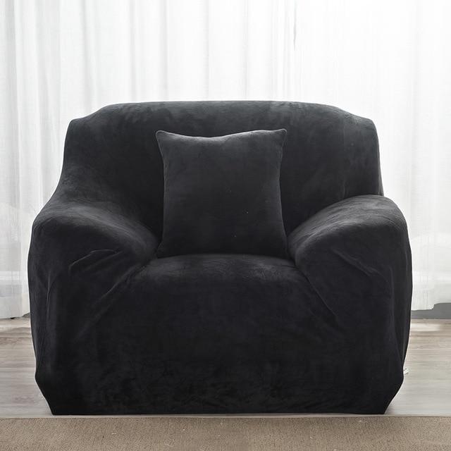 Housse Pour Fauteuil Club Noir-Housse-Moderne