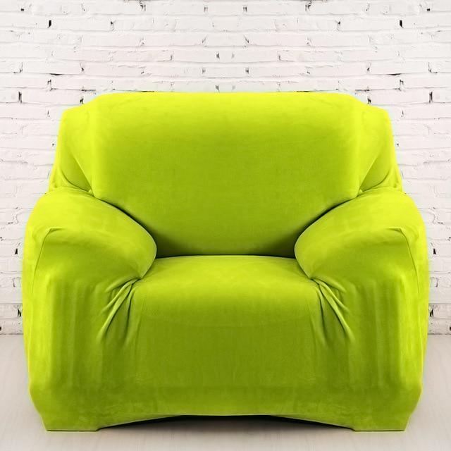 Housse Pour Fauteuil Club Vert Anis-Housse-Moderne