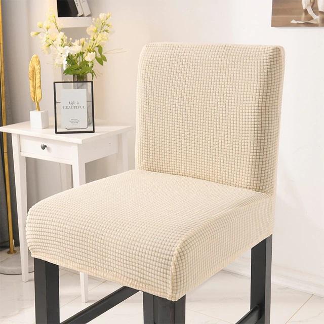 Housse Tabouret de Bar Beige-Housse-Moderne