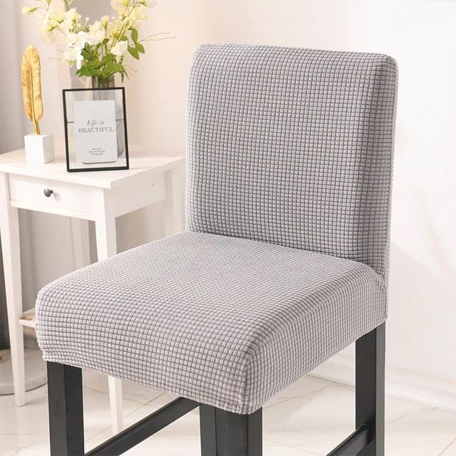 Housse Tabouret de Bar Gris-Housse-Moderne