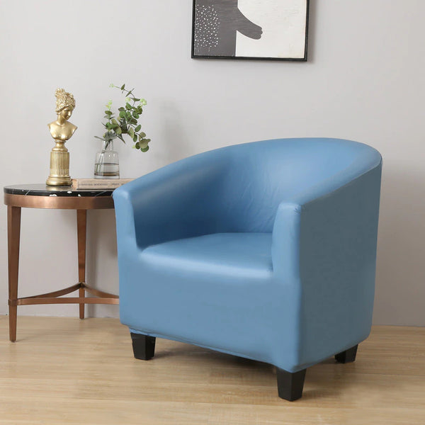 Housse De Fauteuil Club Universelle Stretch - Imprimé Moderne, Protection Contre Taches Et Poils D'animaux