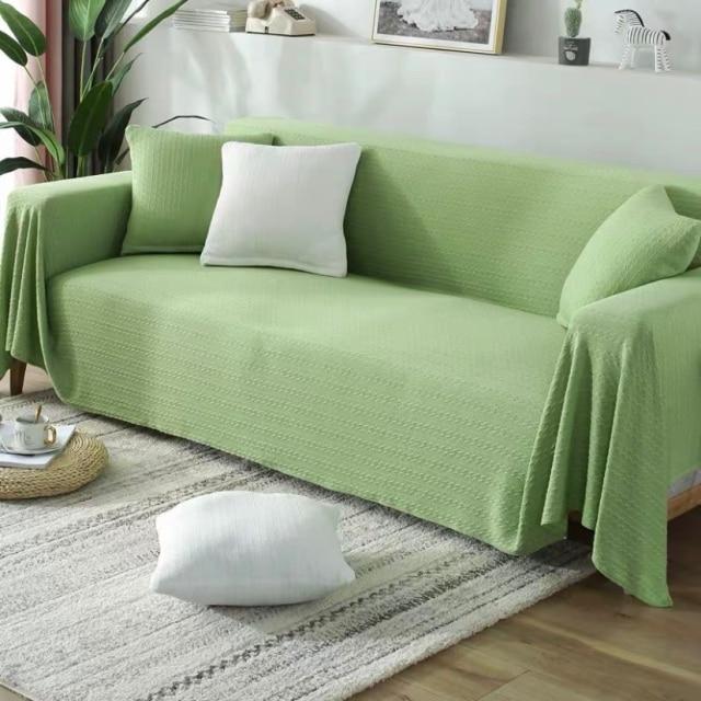 Jeté de Canapé Vert | Housse Moderne